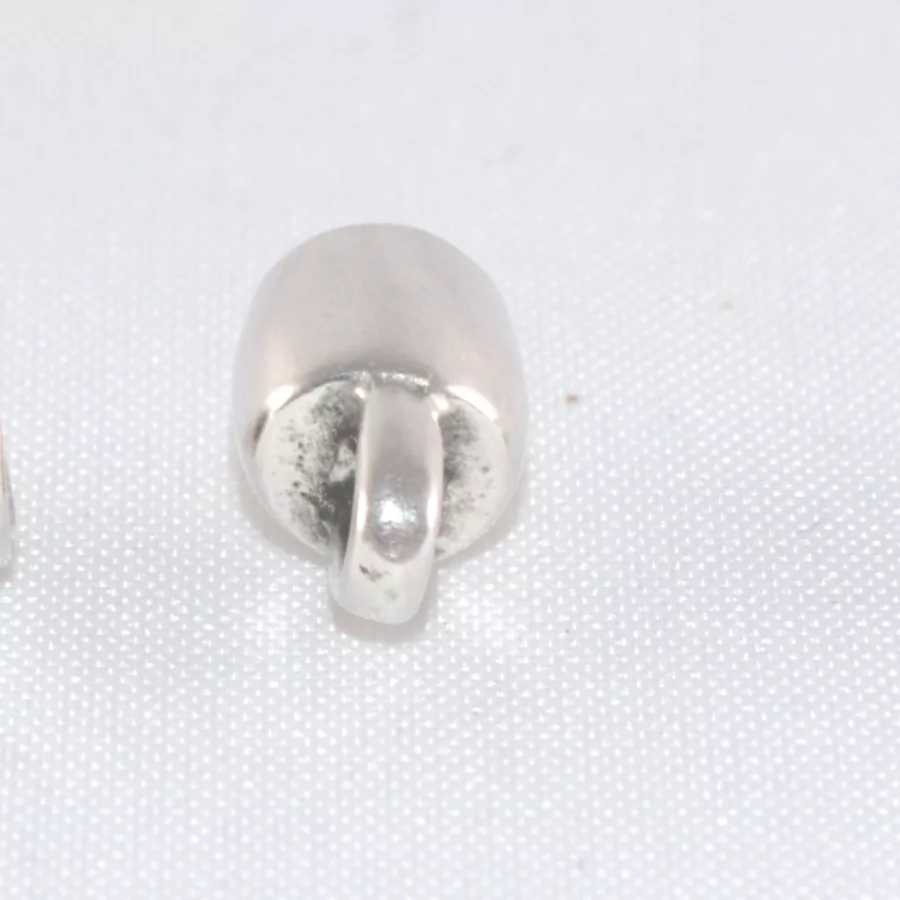 Cloche 3mm plaqué argent