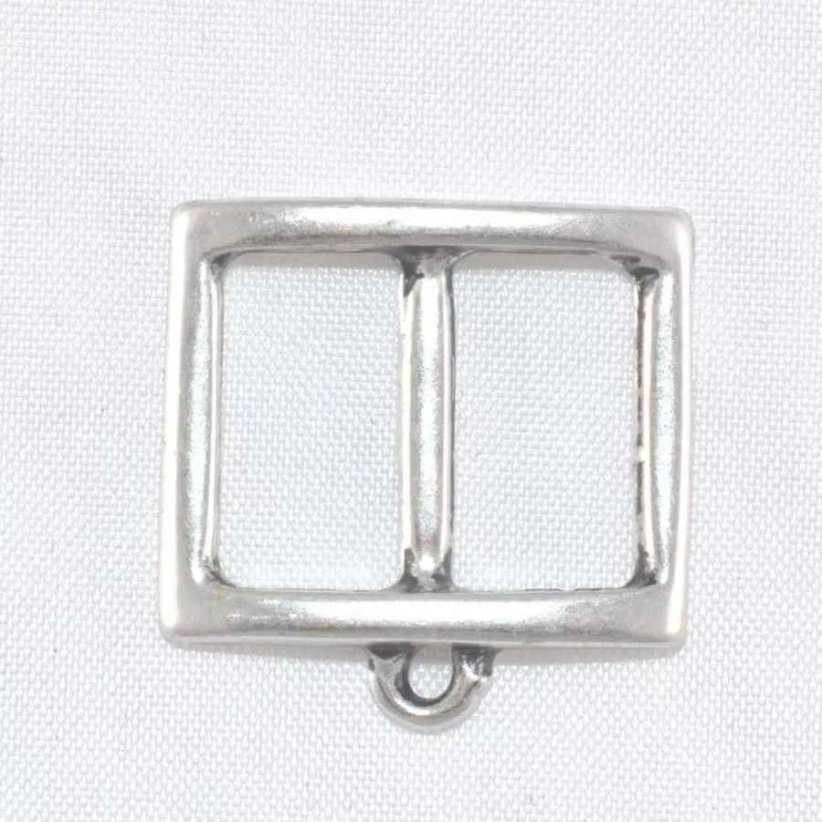 Accroche breloque pour cuir 13 mm plat