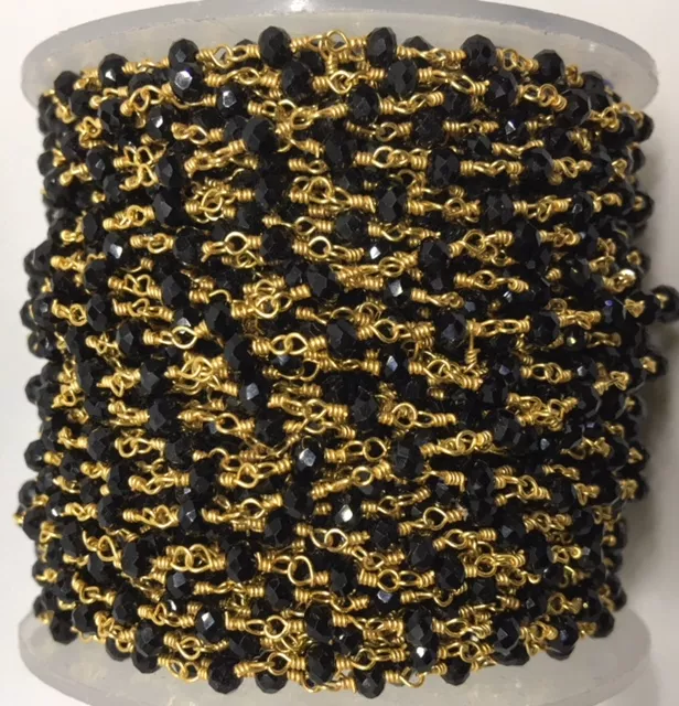 Chaînes  facettes Doré-TENDANCE HIVER 2019-PLUSIEURS COULEURS - Noir