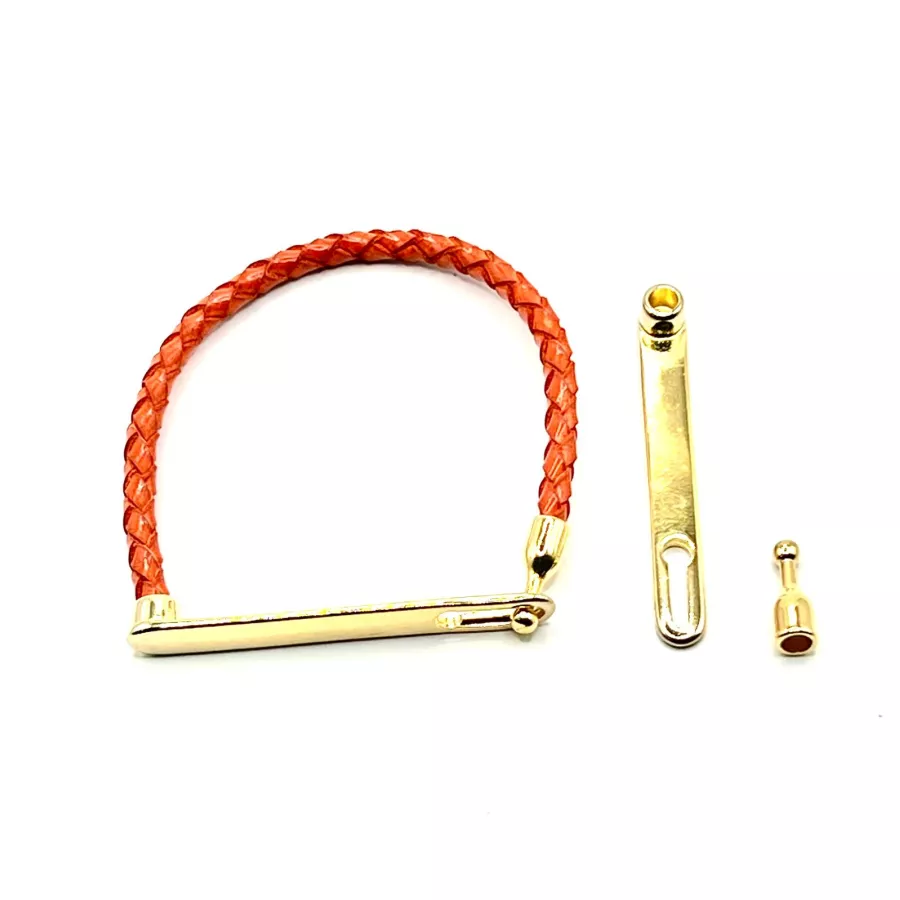 FERMOIR pour cuir rond 3.5-4 MM - Or