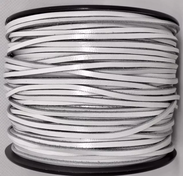 Cuir de veau 2mm plat-nouvelles couleurs - Blanc