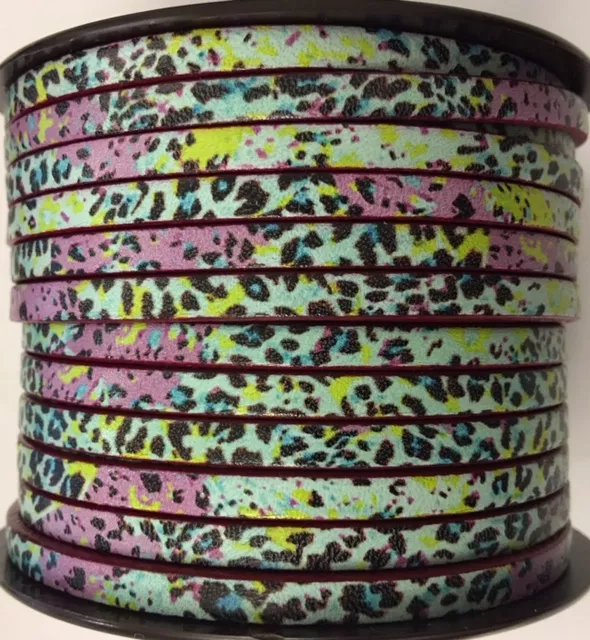 Imprimé veau 5mm - vert clair