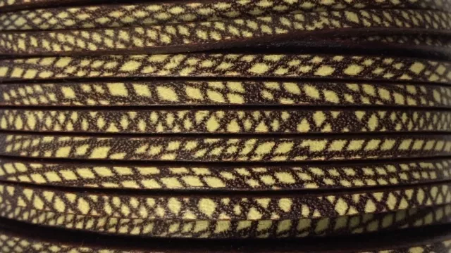 cuir de veau 3mm imprimé, NOUVEAUX MODELES  - Kaki