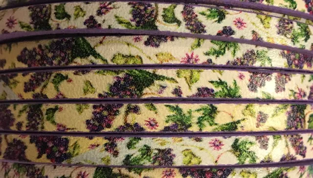 Imprimé veau 5mm - Violet foncé