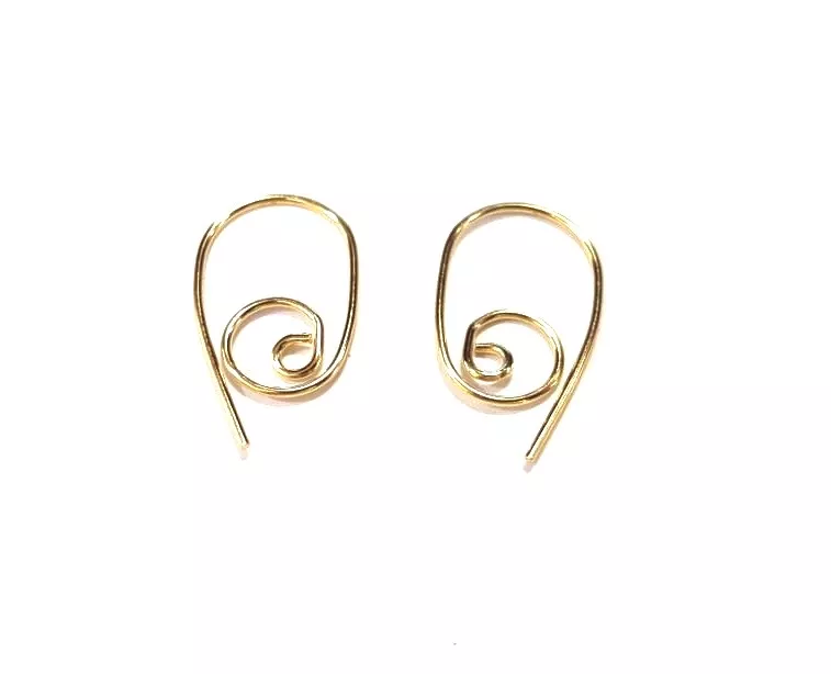 10 Boucles  d'oreilles plaqué 10 microns en France - Argent Or