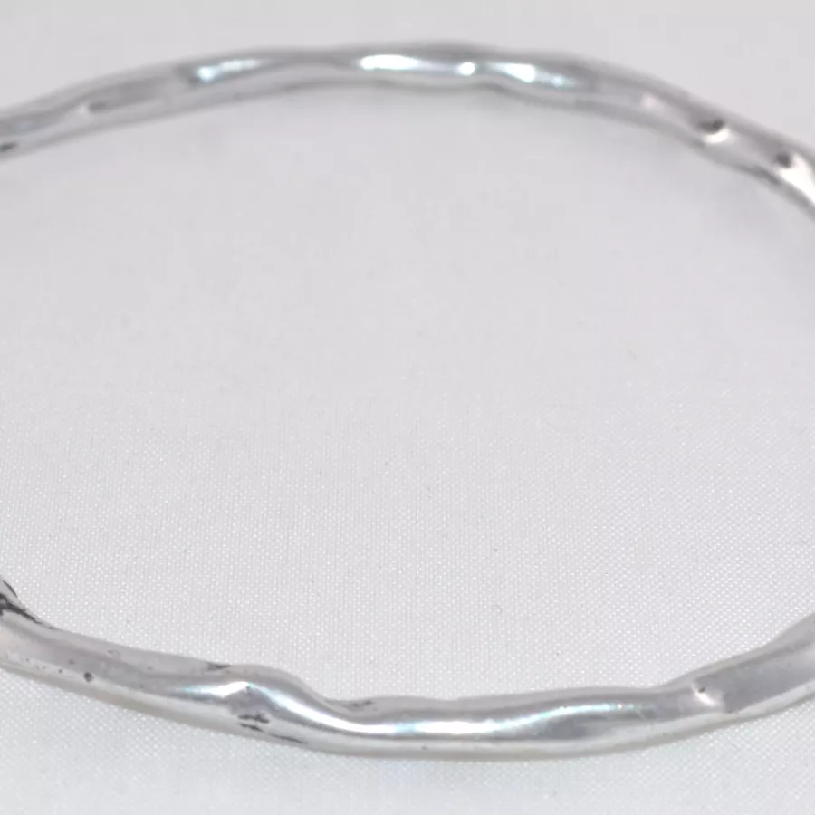Bracelet en zamac plaqué argent antique à l'unité