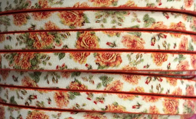 Cuir de veau imprimé; nouveaux modèles - Rose