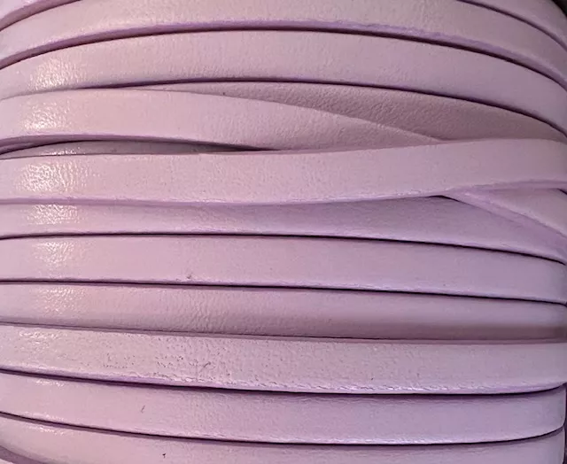 Cuir de veau 5mm Candy sans bordures noires - Lilas