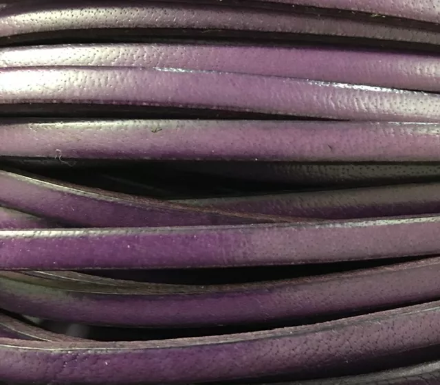 CUIR DE VEAU 5MM ITALIEN - nouvelles couleurs  - Violet