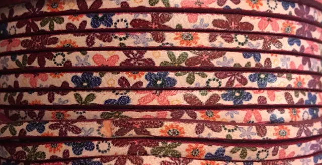 cuir de veau 3mm imprimé, NOUVEAUX MODELES  - Rose