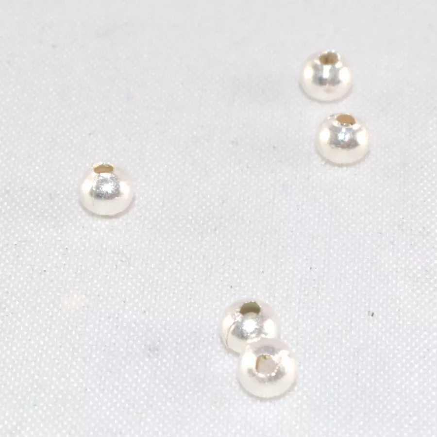 250 Perles en laiton 3mm plaqué en France 