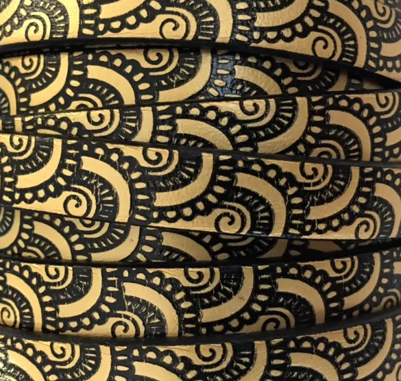 Cuir DE VEAU 10MM BLOMST - Jaune