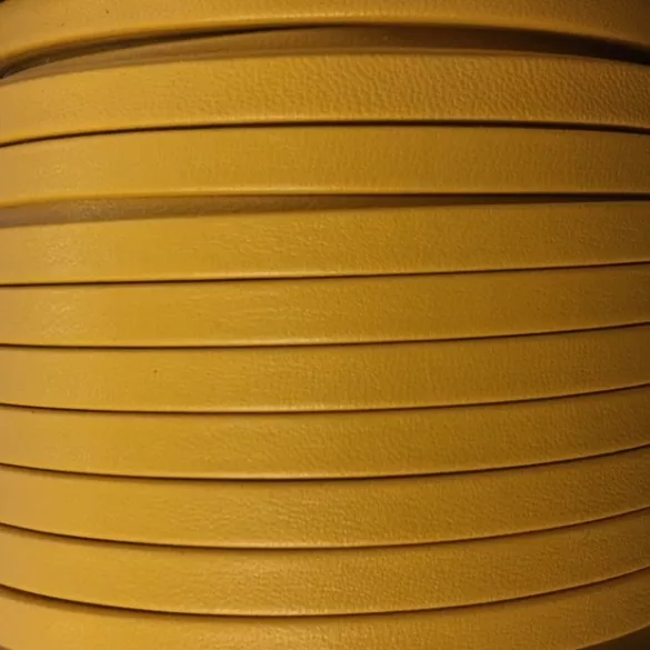 Cuir Chèvre - Plat - 5 mm - moutarde