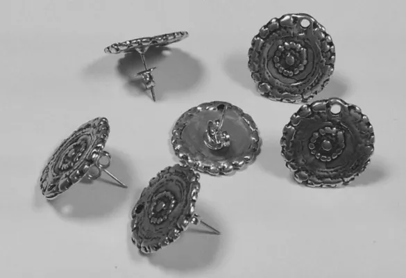 Boucle d'oreille avec motif