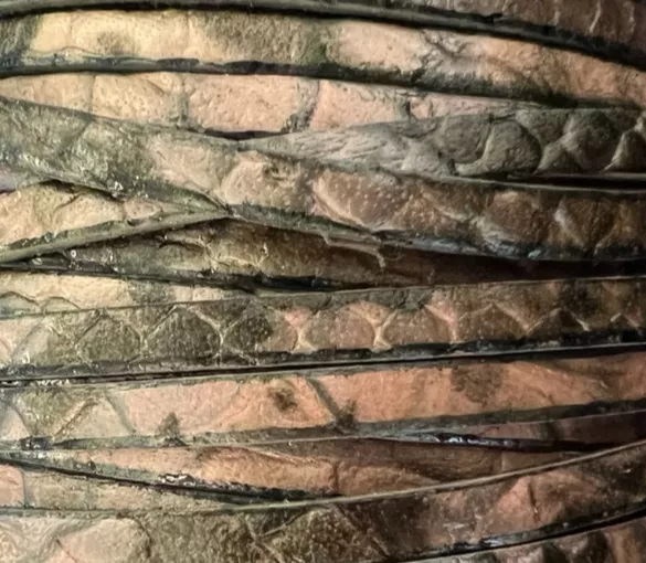 Cuir de veau 5mm  kaki