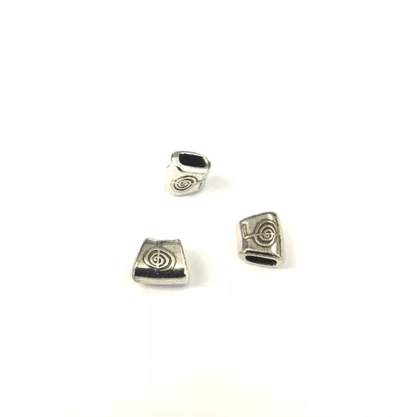 Passant en étain pour 4mm avec motif