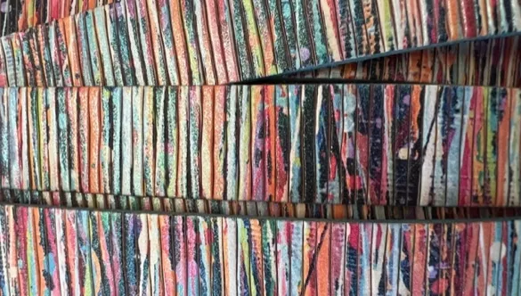 Cuir de Veau multi -couleur en 20 mm