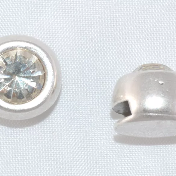 5 Passants 10mm pour cuir  avec Swarovski 