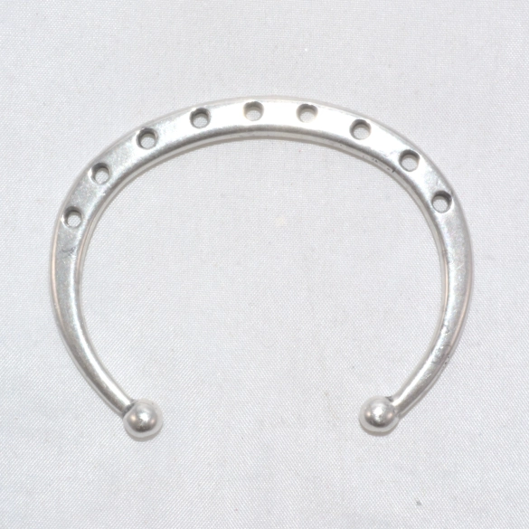  Bracelets demi jonc avec 9 trous