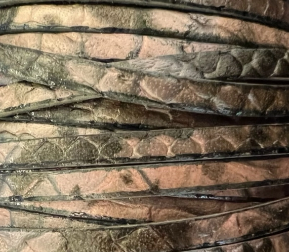 Cuir de veau 5mm  kaki