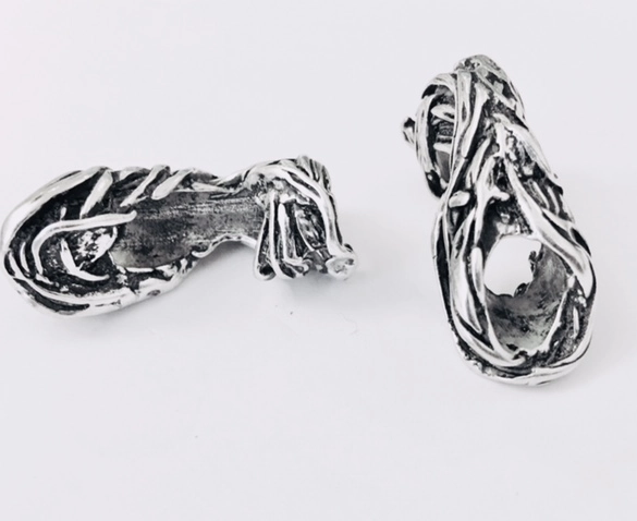 Intercalaire traversant forme abstraite trou 9.50mm