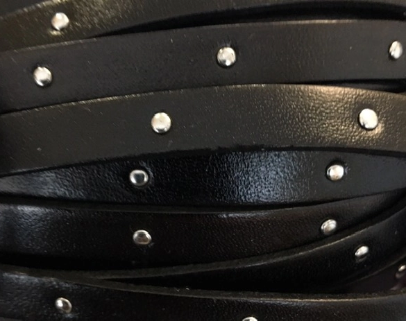 Cuir de veau clouté 10MM pour HOMME